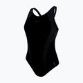 Дамски цял бански костюм Speedo Placement Laneback black/grey
