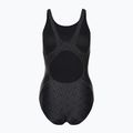 Speedo Boomstar Allover Muscleback дамски бански костюм от една част черно-сив 68-122999023 2