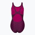 Speedo Boomstar Allover Muscleback дамски бански от една част черен/розов 68-12299B344 2