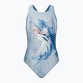 Speedo Digital Placement Splashback детски бански от една част син 07386D787