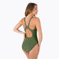 Speedo Boomstar Allover Muscleback дамски едноцветен бански костюм черен/жълт 68-12299A599 3