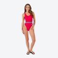 Speedo Дълбок дамски бански с коланче Red 12363F338 2