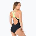Speedo Fit Laneback дамски бански костюм черно и жълто 68-11389F344 3