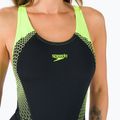Speedo Fit Laneback дамски бански костюм черно и жълто 68-11389F344 4