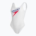 Дамски бански от една част Speedo Deep U-BK Hi Leg PT AF white 8-12369 4