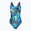 Speedo Дамски бански костюм от една част с щампа Medalist black/blue