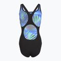 Speedo Дамски бански костюм от една част с щампа Medalist black/blue 2