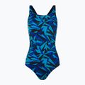Speedo Hyperboom Allover Medalist дамски едноцветен бански костюм син 68-12199G719