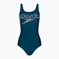 Дамски бански костюм Speedo Logo Deep U-Back blue 68-12369G711