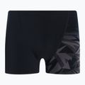 Мъжки боксерки за плуване Speedo HyperBoom V-Cut Aquashort black/siren red