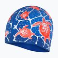 Детска шапка за плуване Speedo Slogan Print синя 68-08386 2