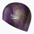 Speedo Шапка за плуване с дълъг косъм с щампа в черно и лилаво 68-11306 2