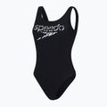 Дамски бански костюм Speedo Logo Deep U-Back от една част черен 68-12369 4