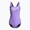 Дамски бански костюм Speedo Logo Deep U-Back от една част  лилав 68-12369