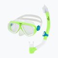 Детски комплект за гмуркане Speedo Adventure green gecko/clear