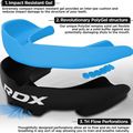 Детски протектор за челюст RDX Mouth Junior blue 2