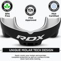 Протектор за челюст RDX Mouth black/white 3