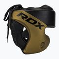Боксова каска RDX L1 Mark Pro Cheek Training Head Guard golden 2