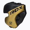 Боксова каска RDX L1 Mark Pro Cheek Training Head Guard golden 2