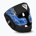 Боксова каска RDX New Aura F17 Head black/blue 2