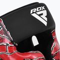 Боксова каска RDX New Aura F17 Head black/red 5