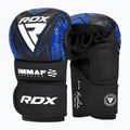 Ръкавици за граплинг RDX IMMAF Approved Shooted Grappling blue