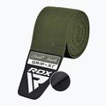 Лента за коляно RDX Compression Elasticated Knee Wrap army green 2