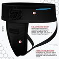 Протектор за слабини RDX Groin Guard Supporter H1 full black 4