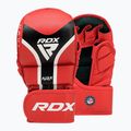 Граплинг ръкавици RDX Grappling Shooter Aura Plus T-17 red