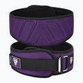 Колан за вдигане на тежести RDX Rx4 Weightlifting Belt purple