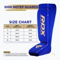 RDX Hosiery Shin Instep Foam синьо/бяло протектори за пищяли и стъпала 5