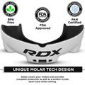 Протектор за челюст RDX Mouth Guard white/black 4