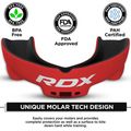 RDX Защита на устата черна/червена 3