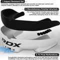 Детски протектор за челюст RDX Mouth Junior white/black 2