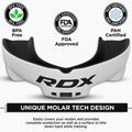 Детски протектор за челюст RDX Mouth Junior white/black 3