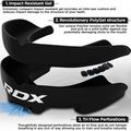 Детски протектор за челюст RDX Mouth Junior black 2