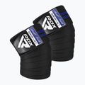 RDX KR11 Gym Knee Wrap черни/сини протектори за коляно