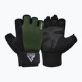 Ръкавици за тренировка RDX W1H Gym Workout army green