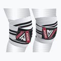 Лента за коляно RDX Compression Elasticated Knee Wrap white 6