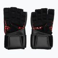 Тренировъчни ръкавици RDX L4 Finger Weightlifting Leather red/black 3