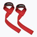 Каишки за вдигане на тежести RDX W1 Weight Training Wrist Straps red