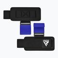 Каишки за вдигане на тежести с кукички RDX W5 Weight Lifting Hook Strap blue 5