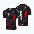 Мъжка тениска за тренировка RDX IMMAF Approved Half Sleeves Compression red 3