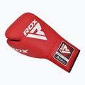 Боксови ръкавици RDX Apex Competition Fight Lace Up Boxing red 2