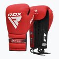 Боксови ръкавици RDX Apex Lace Up Training Sparring Boxing red