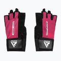 Тренировъчни ръкавици RDX Gym Workout W1 pink 2