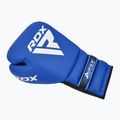 Боксови ръкавици RDX Apex Lace Up Training Sparring Boxing blue 2