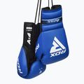 Боксови ръкавици RDX Apex Lace Up Training Sparring Boxing blue 4