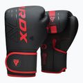 RDX F6 Junior Punch Bag + боксови ръкавици матово червено 2