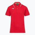 Детска тениска Mizuno Polo red/white